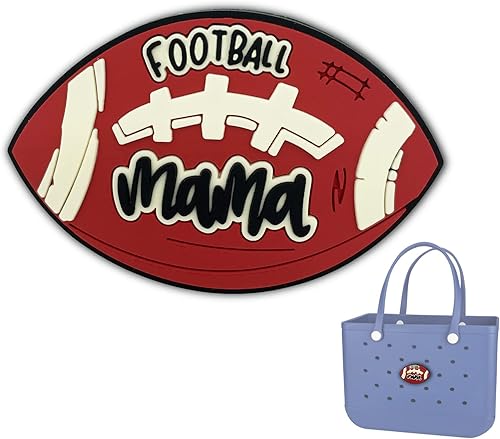 Dijes para bolsa de Bogg, accesorios decorativos para bolsa de Bogg, dijes de fútbol para bolsa de playa, accesorios de goma para bolsa de playa