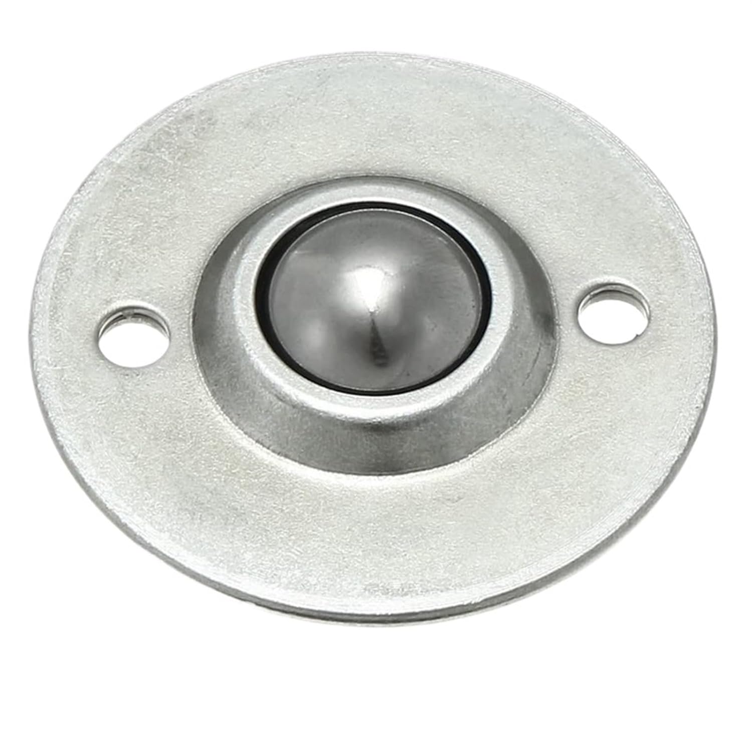 20Pcs CY-16B 5/8-Inch Bearing Steel Roller Ball Flange Conveyor Transfer Unit, Silver
