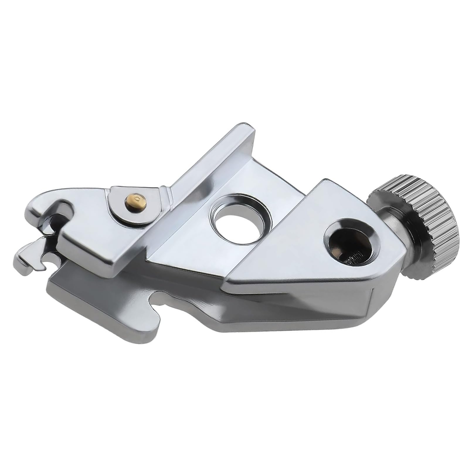 Snap-on Presser Foot Holder with Low Shank 98-694886-00 Compatible with Pfaff Household Sewing Machines Replacement Accessories Stainless Steel Silver