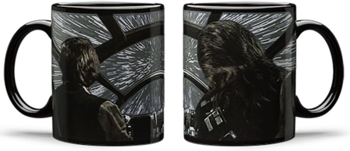 Star Wars Millennium Falcon Light speed Heat Change Ceramic Coffee Mug / Cup ...