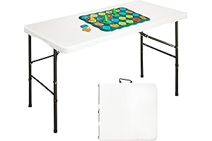Portable & Adjustable Folding Table for Parties