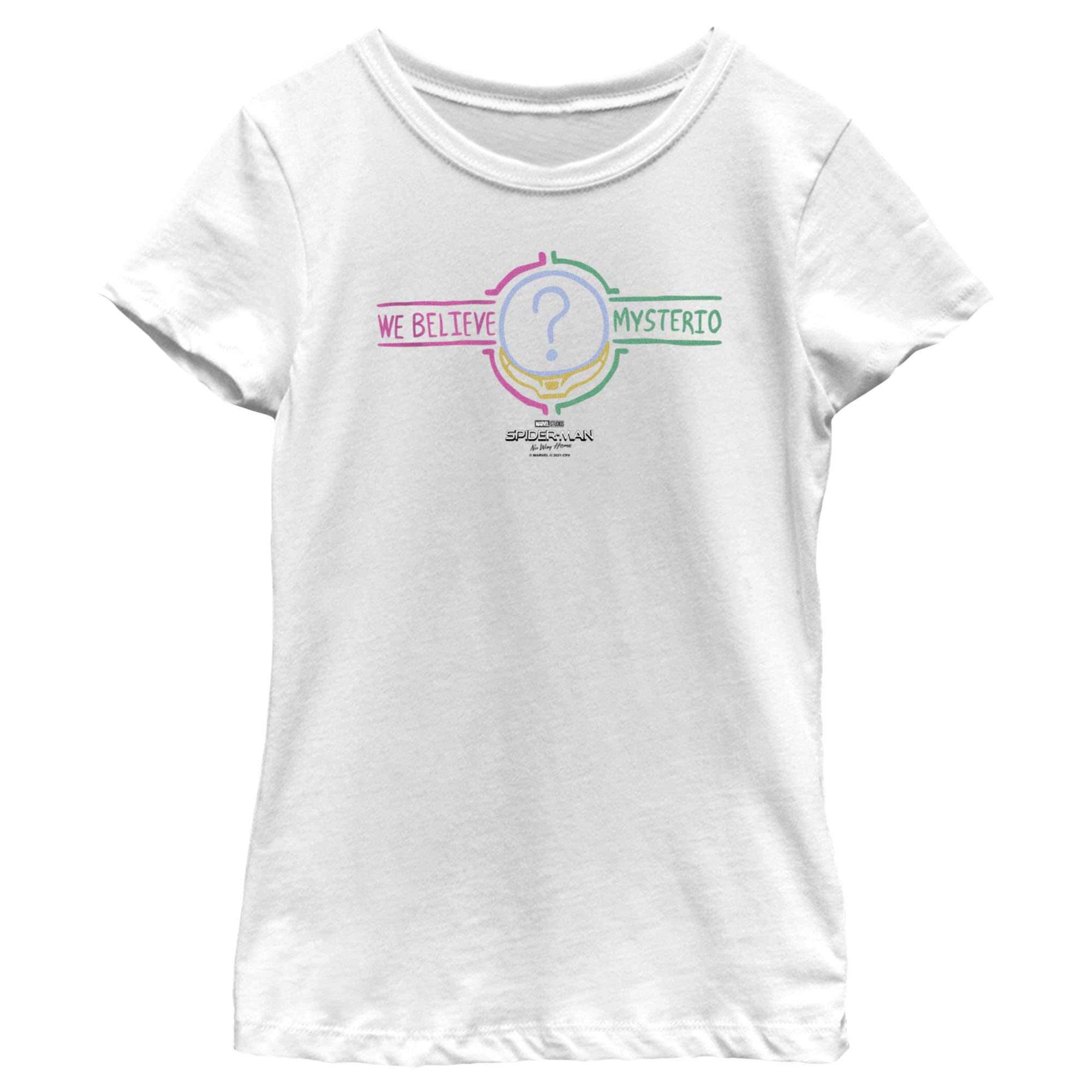 T-shirt Spider-Man No Way Home Mysterio fille vêtement Marvel
