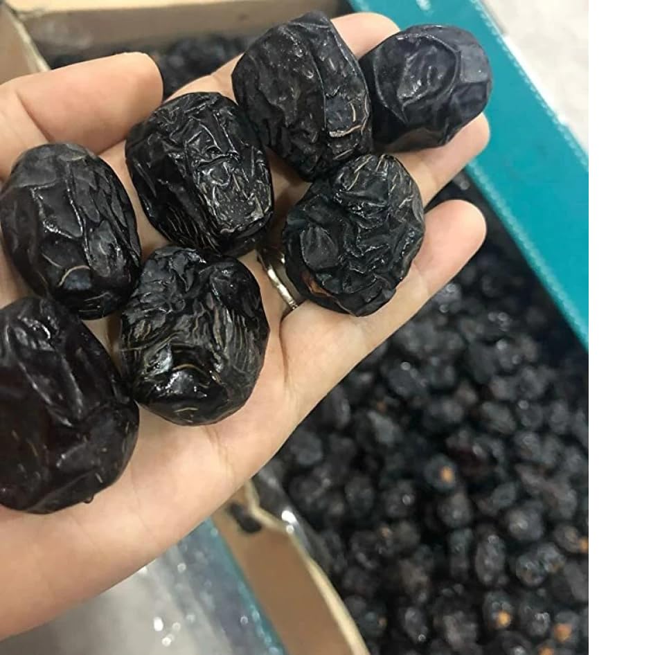 Fruitri Previously_frozen Seedless Ajwa Dates |Saudi Arabia Dates|All Natural|No Preservatives|Nutrient-Rich Delicacy For Health And Wellness,500 Grams 2