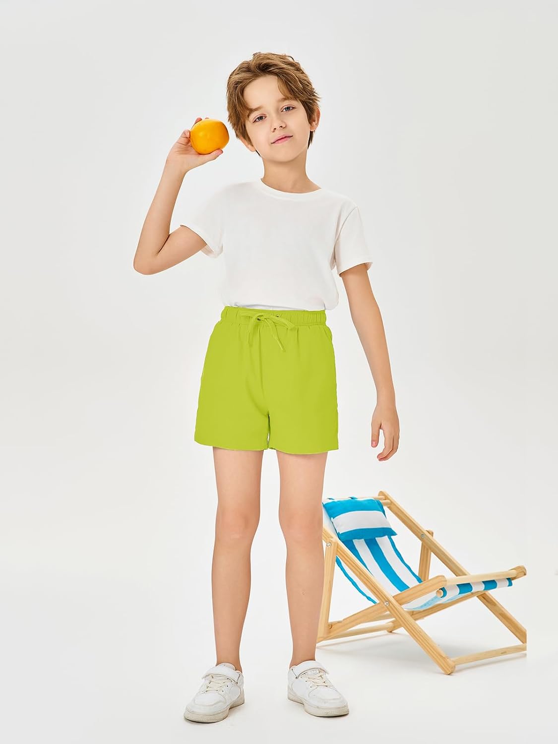 Boys Swim Trunks Kids Summer Drawstring Swim Board Shorts Fashion Quick Dry Beach Bathing Suit - Image 7