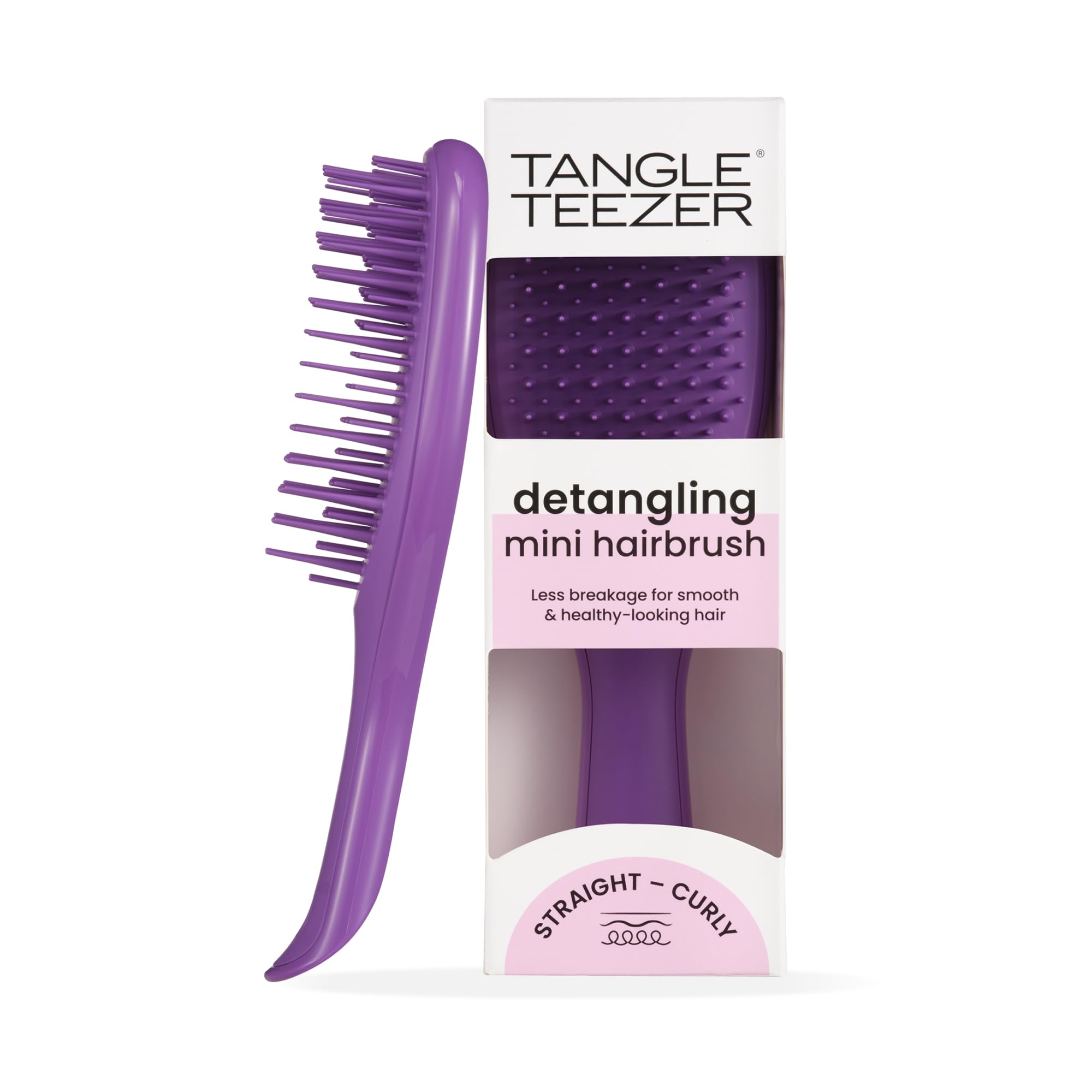 Tangle Teezer The Ultimate Detangler Mini Hairbrush Mini Fresh Purple 1 Pc