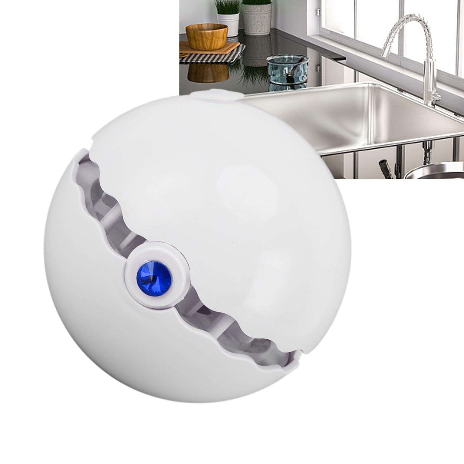 Mini Lave-Vaisselle D'évier, Lave-Vaisselle D'évier, Mini Lave-Vaisselle à Ultrasons, USB 1200 MAh IP67, Rotation Haute Vitesse, Machine à Laver la Vaisselle USB pour (Bleu)