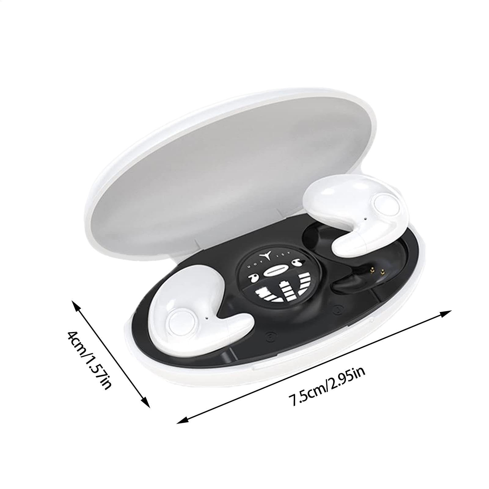 Unsichtbare In Ear Kopfhörer - Schlaf Wireless Ohrhörer IPX5 Wasserdicht | Kabellose Kopfhörer Zum - IPX5 Wasserdicht Noise Cancelling Sleep Ear Buds Für Arbeit Sport, 5.3 Schnelle Kabellose
