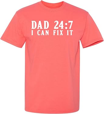 I Can Fix It Dad 247 T-Shirt for Fathers Who Love Humor | Cool Funny Graphic T Shirts for Men