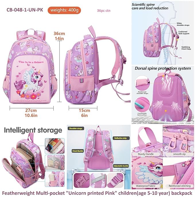 Image of Cots and Cuddles Cute Kawaii Bunny Soft Toy Large Capacity Backpack Bag for Primary School Girl Kids