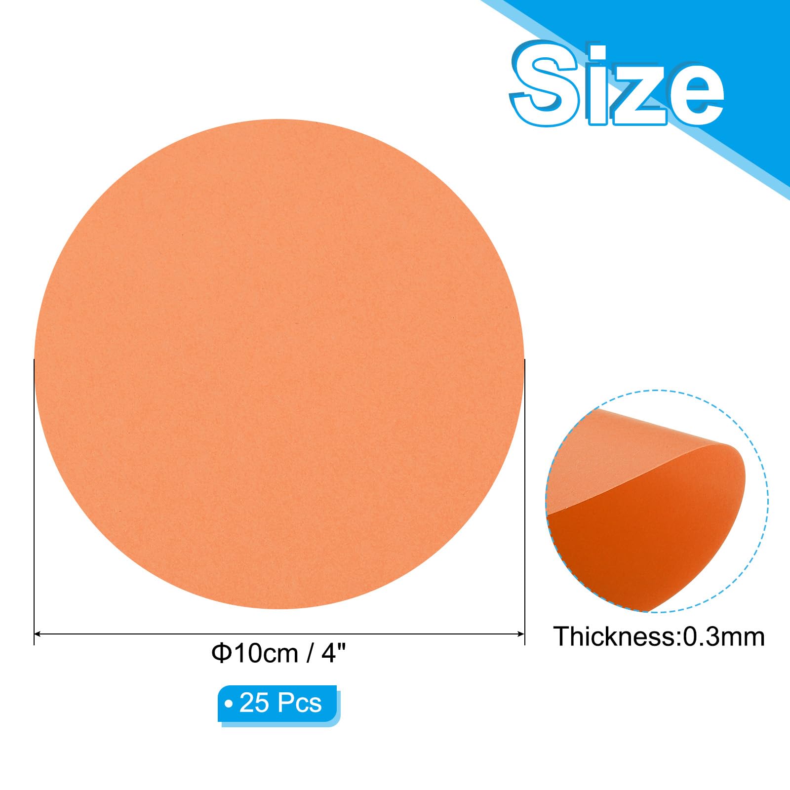 PATIKIL 4inch Circle Card Stock - Image 2