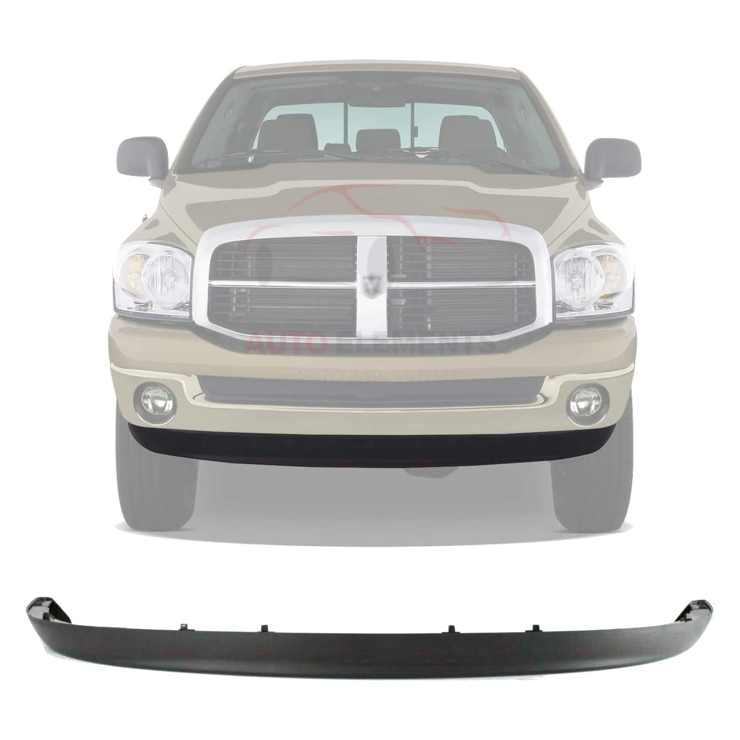 Photo 1 of New Front Bumper Lower Valance Air Deflector Textured