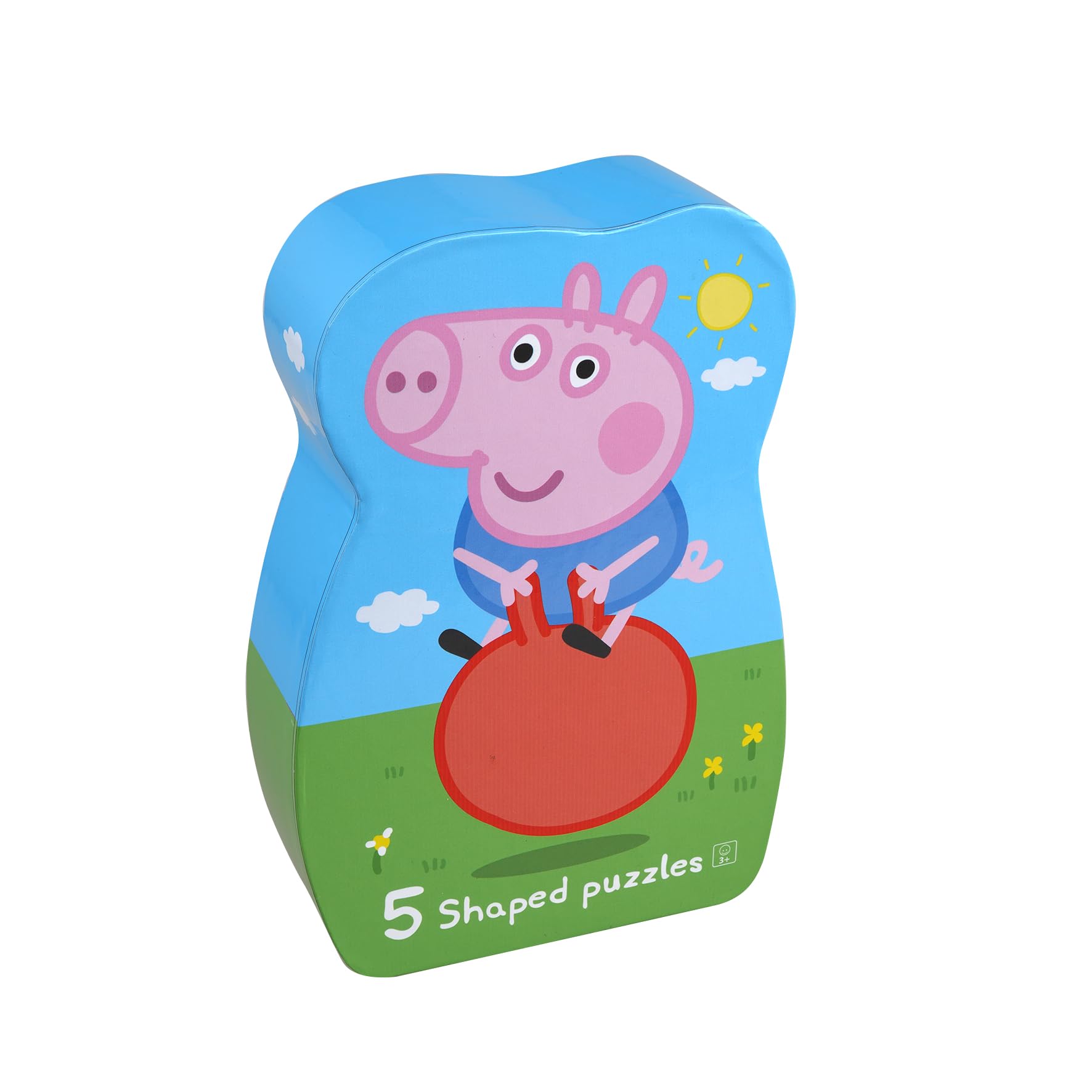 Barbo Toys - Peppa Pig - Deco Puzzle Familia - 5 Rompecabezas en 1 - Rompecabezas de 18 Piezas para niños a Partir de 3 años - Peppa Pig Oficial - Puzles niños 3 años - Juguetes niños 3 años