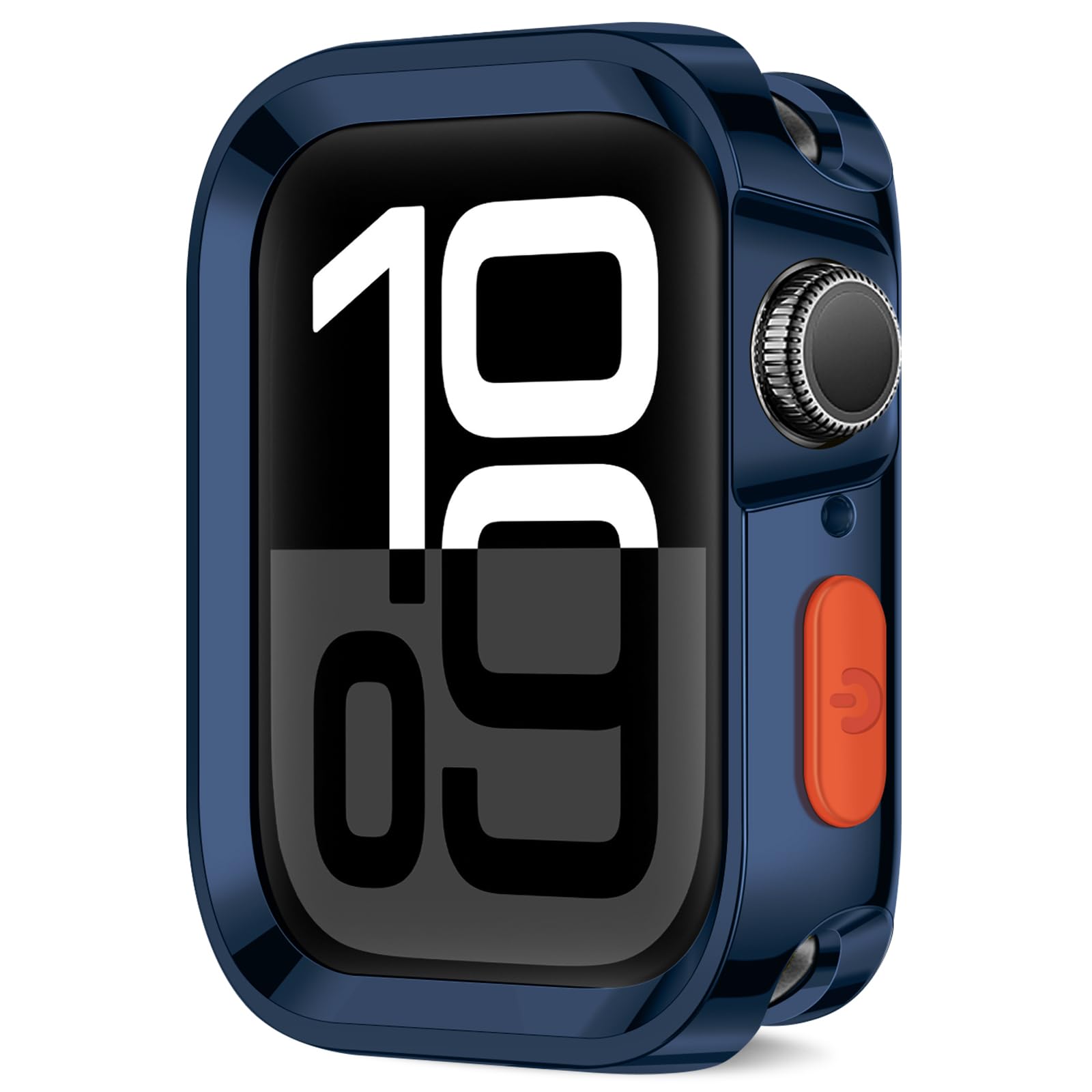 ZZDZZ Rugged Case Compatible with Apple Watch Case 42mm Series 11/10, Soft Flexible TPU Shockproof Protective Bumper Cover for iWatch 42mm, Plating