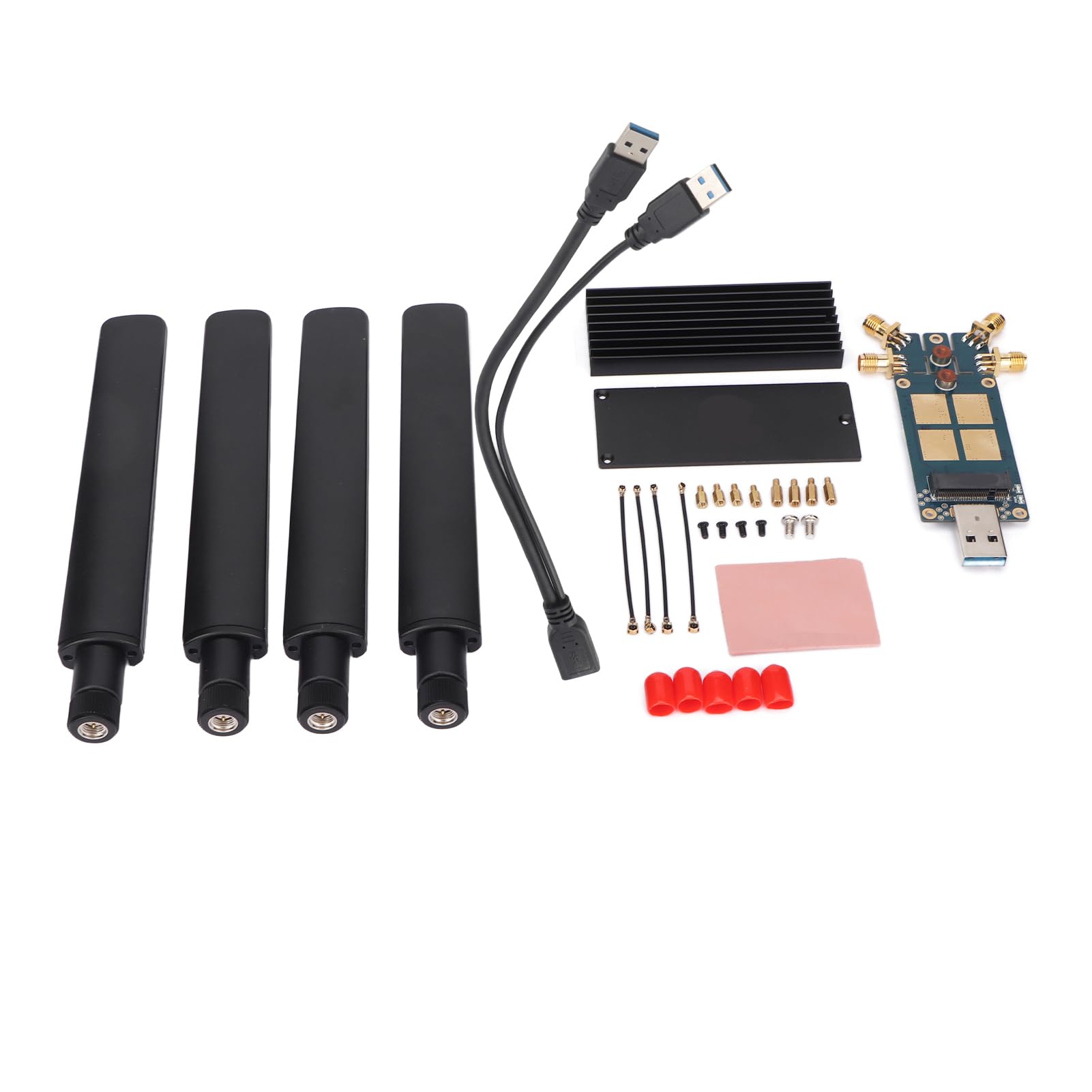 M.2 to USB Adapter with SIM Card Slot, 4 Antenna Supports 3G 4G 5G Heat Dissipation M.2 to USB Adapter for PC-image-28