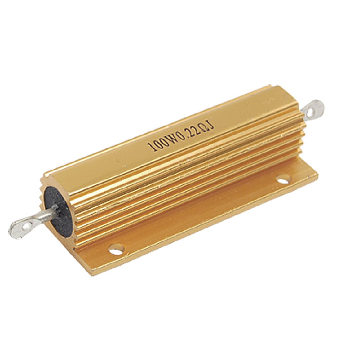 100W Power 0.22 Ohm 5% Screw Tabs Aluminum Wirewound Resistor (100W de potencia 0,22 ohmios 5% lengüetas de tornillo Resistencia bobinada de aluminio