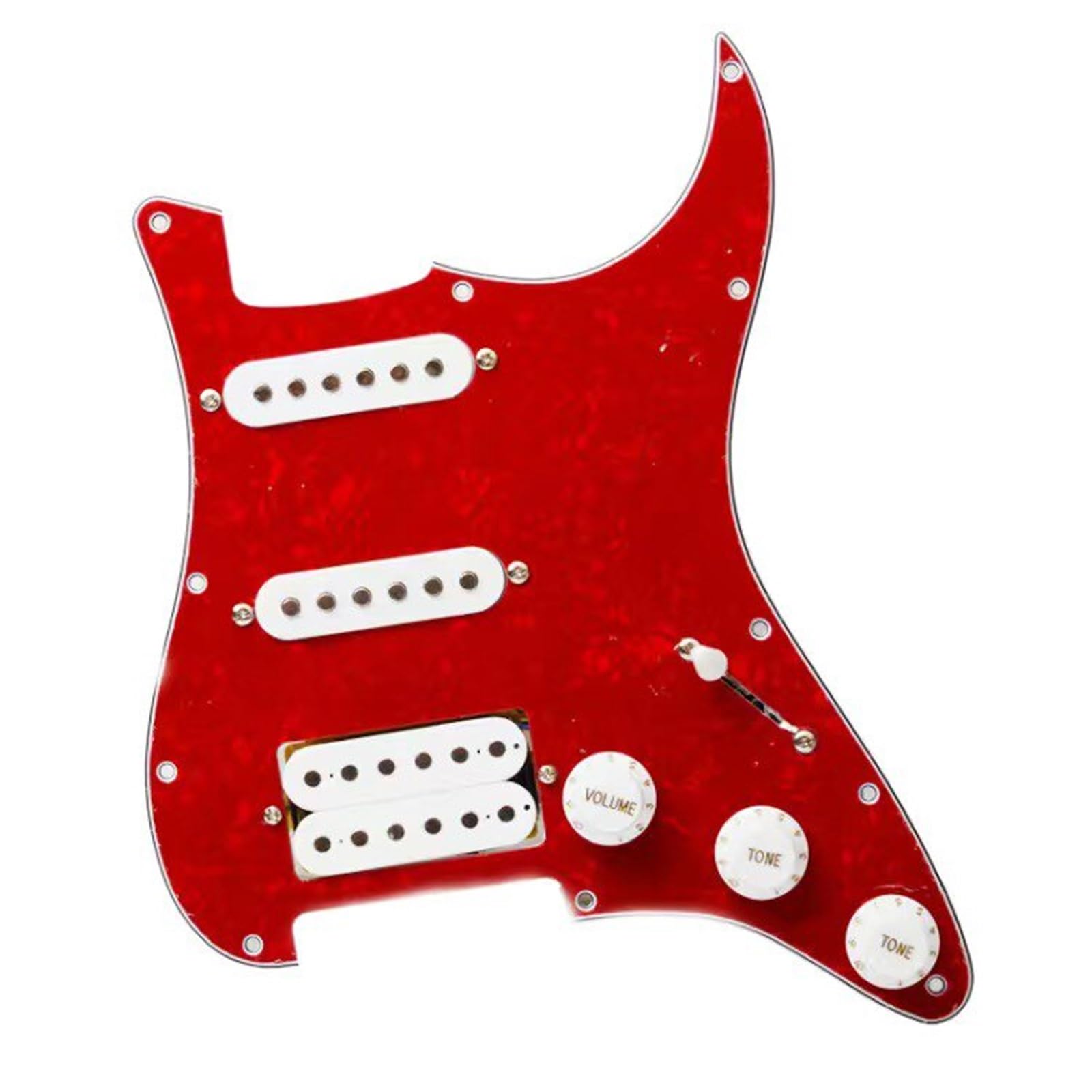 Pickguard Załadowany Do Gitary Zestaw Przetworników Do Gitary Elektrycznej Pojedynczypodwójny Top