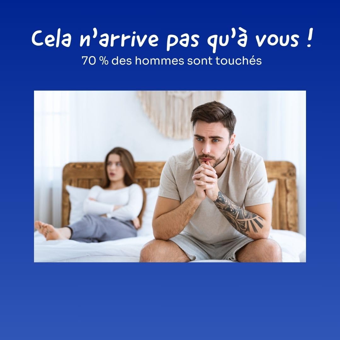 Tribulus, Maca, Zinc, L-Arginine, Boosteur de Testostérone Homme, Vigueur et Circulation sanguine - Complément Alimentaire Effet Longue Durée - Fabriqué en France - 60 Comprimés pour 1 Mois.