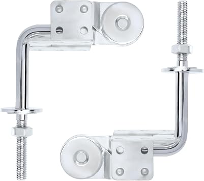 Uonlytech 2Pcs 5-Gear Adjustable Sofa Pillow Hinge, Multi-Functional Threaded Furniture Hinge for Sofa Accessories and Headrest Adjustment