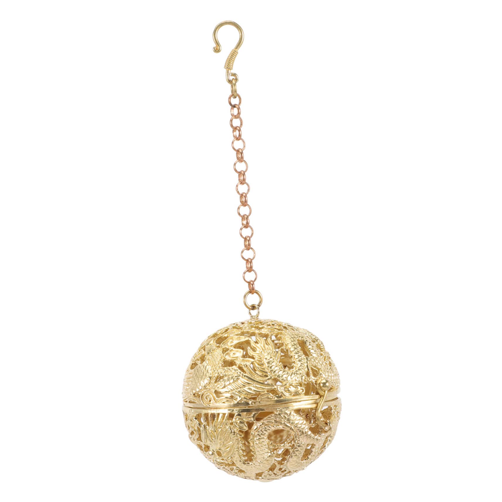 Alipis 4 Pz palla per aromaterapia collana di aromaterapia pendente della collana dell'aroma spalliera gemstone collane pendente per ia apribile ciondolo collana rame
