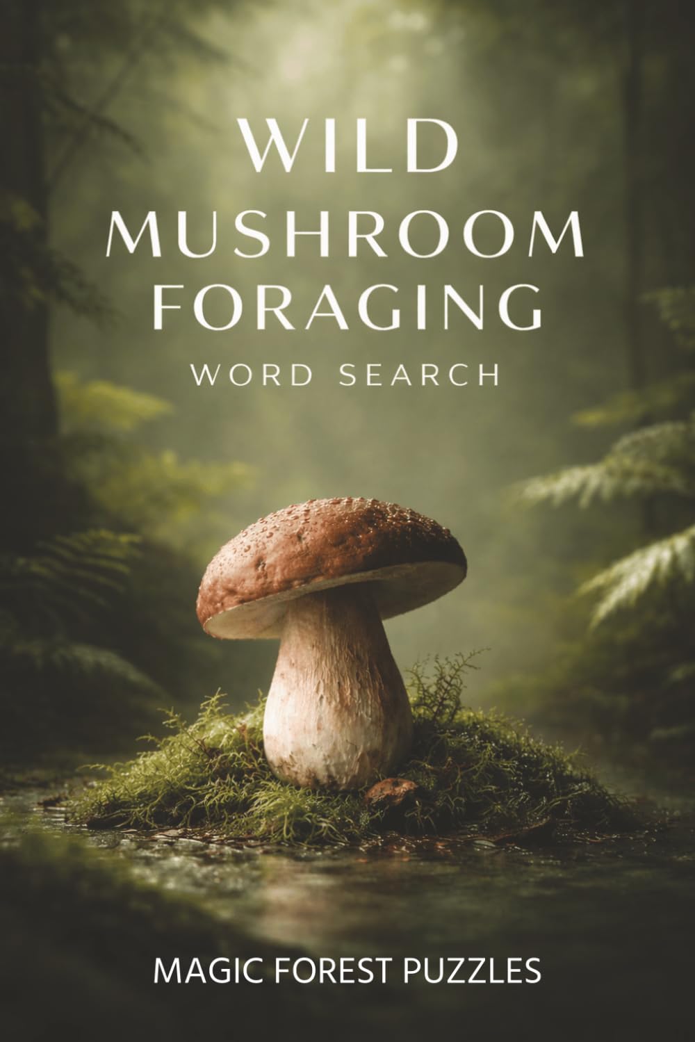 Wild Mushroom Foraging Word Search: Magic Forest Puzzles, Cottagecore Nature Lovers Gift Ideas
