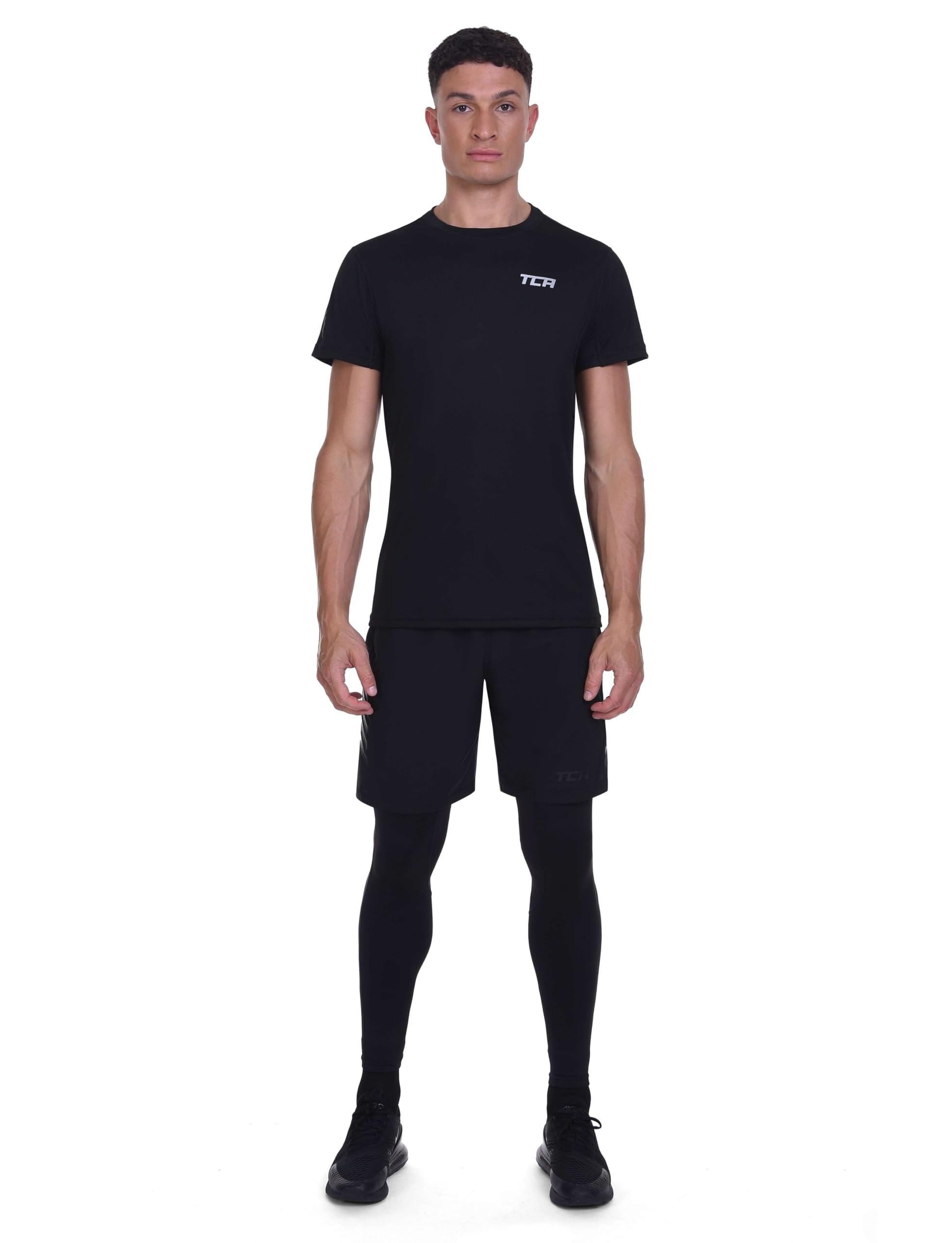 TCA SuperThermal Homme Legging Sport et Running - Collant de Compression Thermique