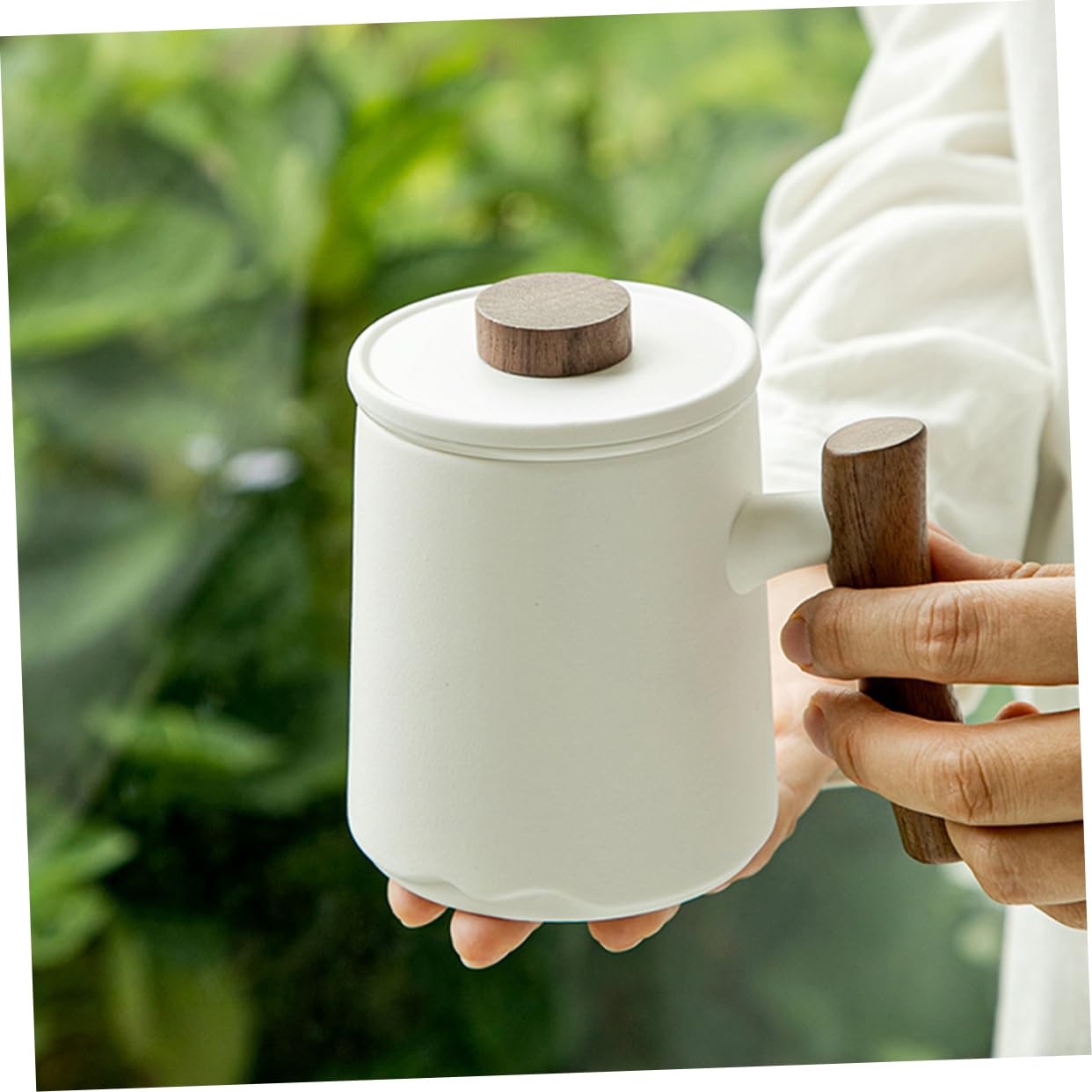 Taza De Cerámica Con Infusor y Filtro Diseño Elegante Con Mango Para Café y Té Uso Casa Oficina y Restaurante