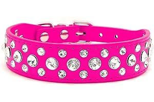 Stylish and Bling Rhinestone Dog Collar with Diamonds - The Perfect Way...