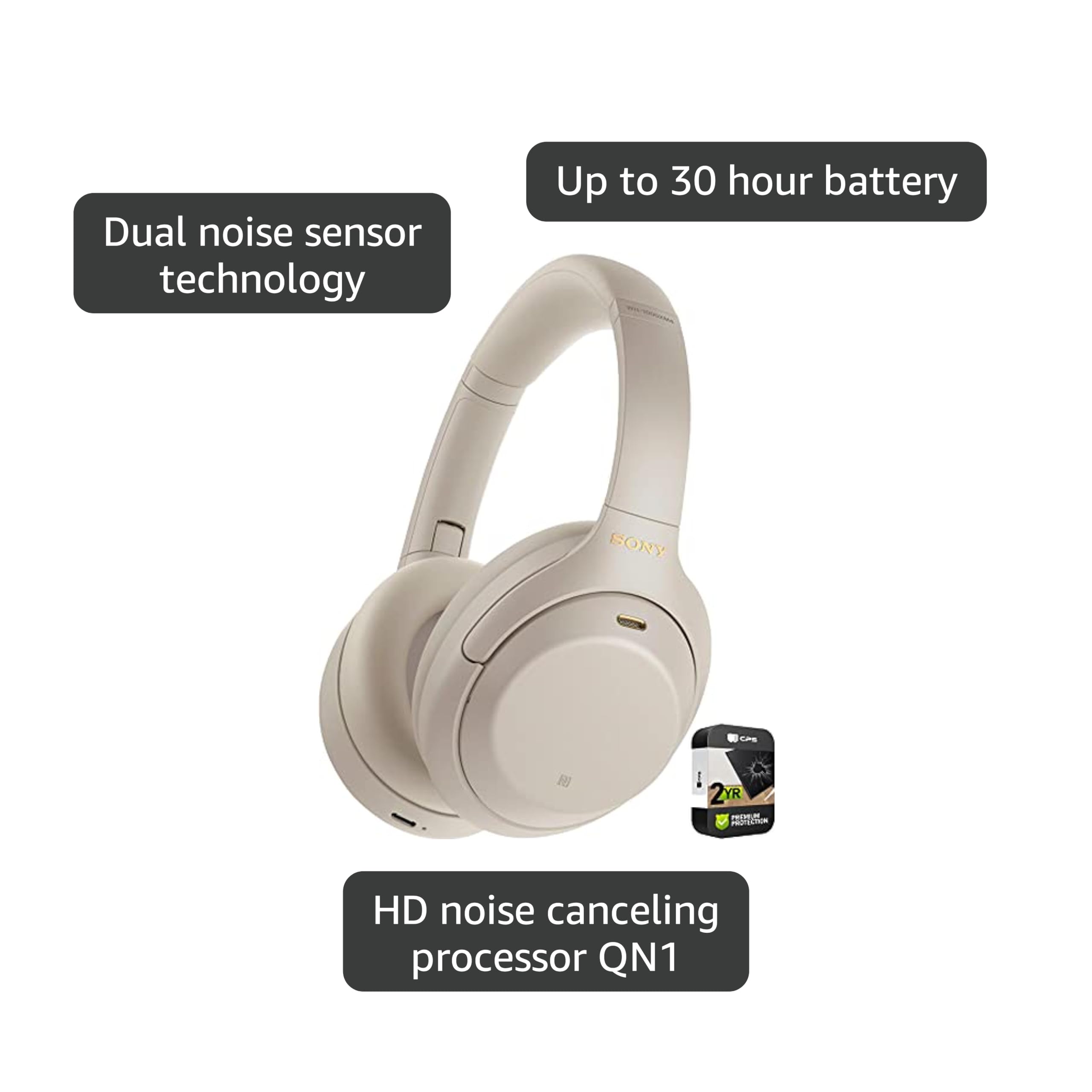 Amazon.com: Sony WH1000XM4/S Premium Noise Cancelling Wireless