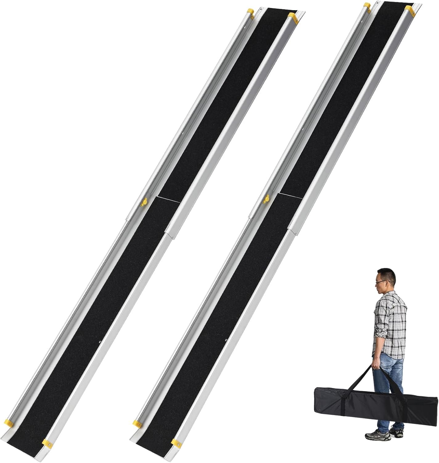 Amazon.co.jp: ガービー（Garvee） 車椅子 スロープ 伸縮 135cm
