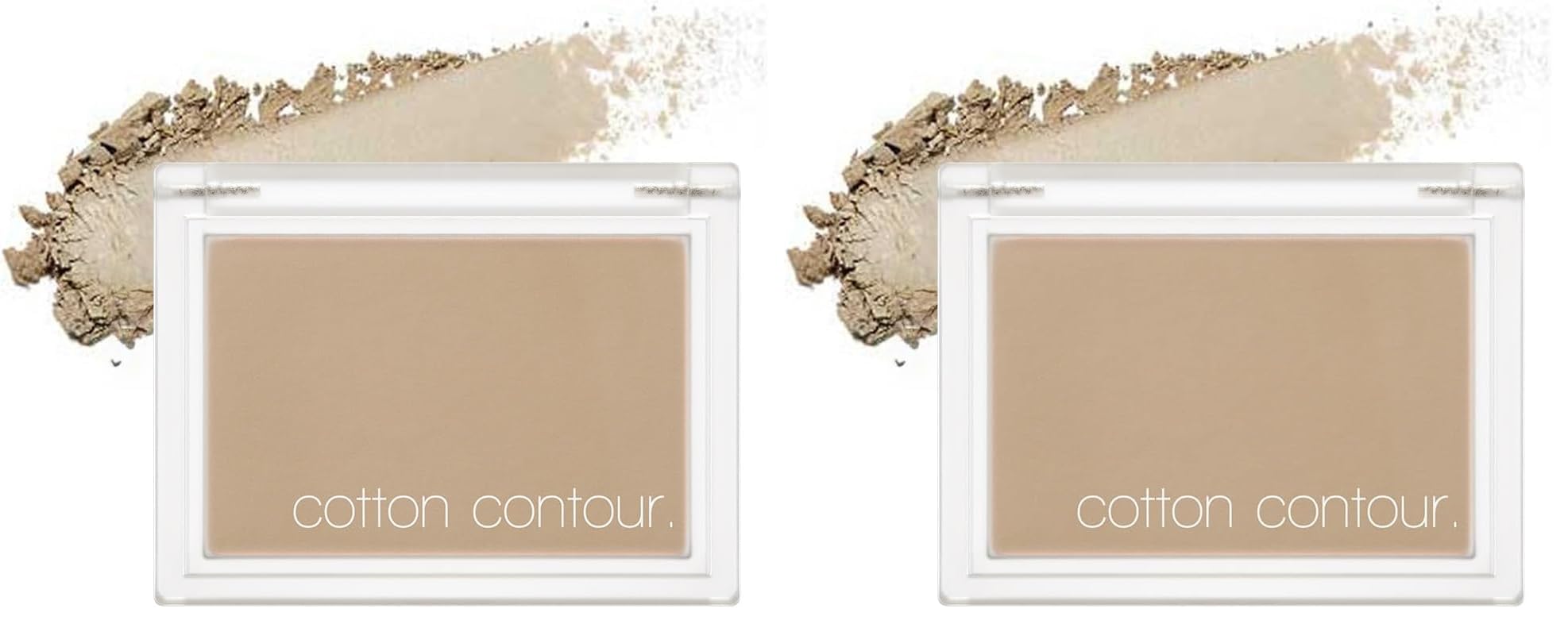 MISSHA Kadife Dokuya Sahip, Doğal Görünümlü Kontür Cotton Contour (Smoked Hazel) (2 paketi)