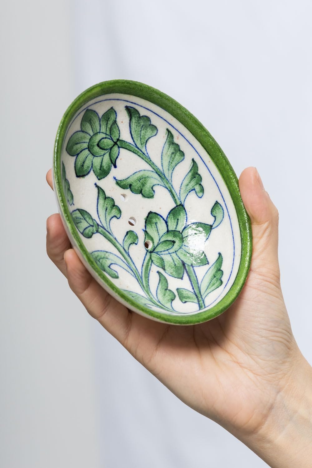 Vind zeepbakje blauw in Antiek en Kunst op