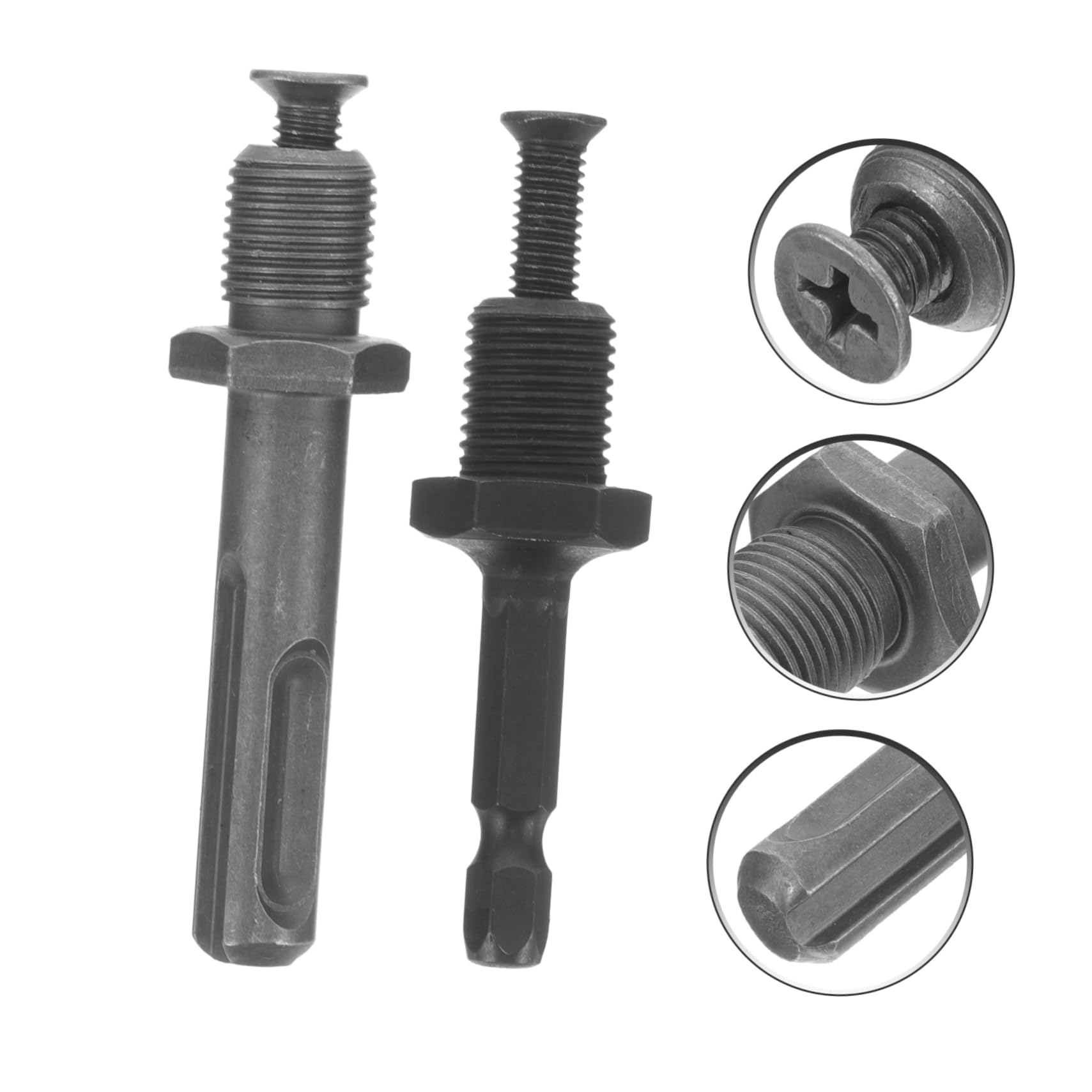 SHINEOFI 5 Set Convertitore Elettrico in Mattoni Adattatore Per Chiave Elettrica Impatto Albero Di Prolunga Adattatore Per Trapano Avvitatore Adattatore Per Presa A Percussione 4 Pezzi * 5