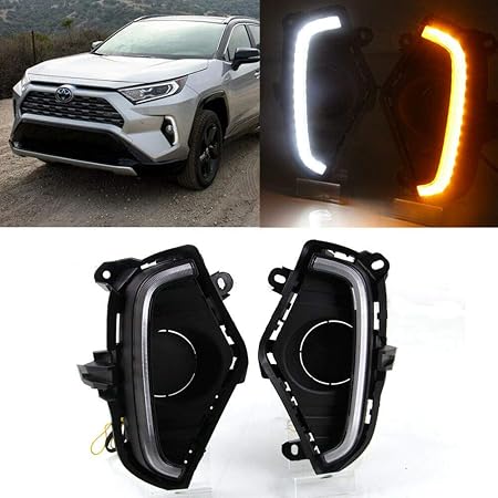 Amazon Rav4 50系専用 ウインカー機能付き フォグランプ Ledデイライトユニット Drl デイタイムランニングライト ウィンカー サイドマーカー 車 バイク Amazon Rav4 50系専用 ウインカー機能付き フォグランプ Ledデイライトユニット Drl デイタイムランニングライト ウィンカー サイドマーカー 車 バイク