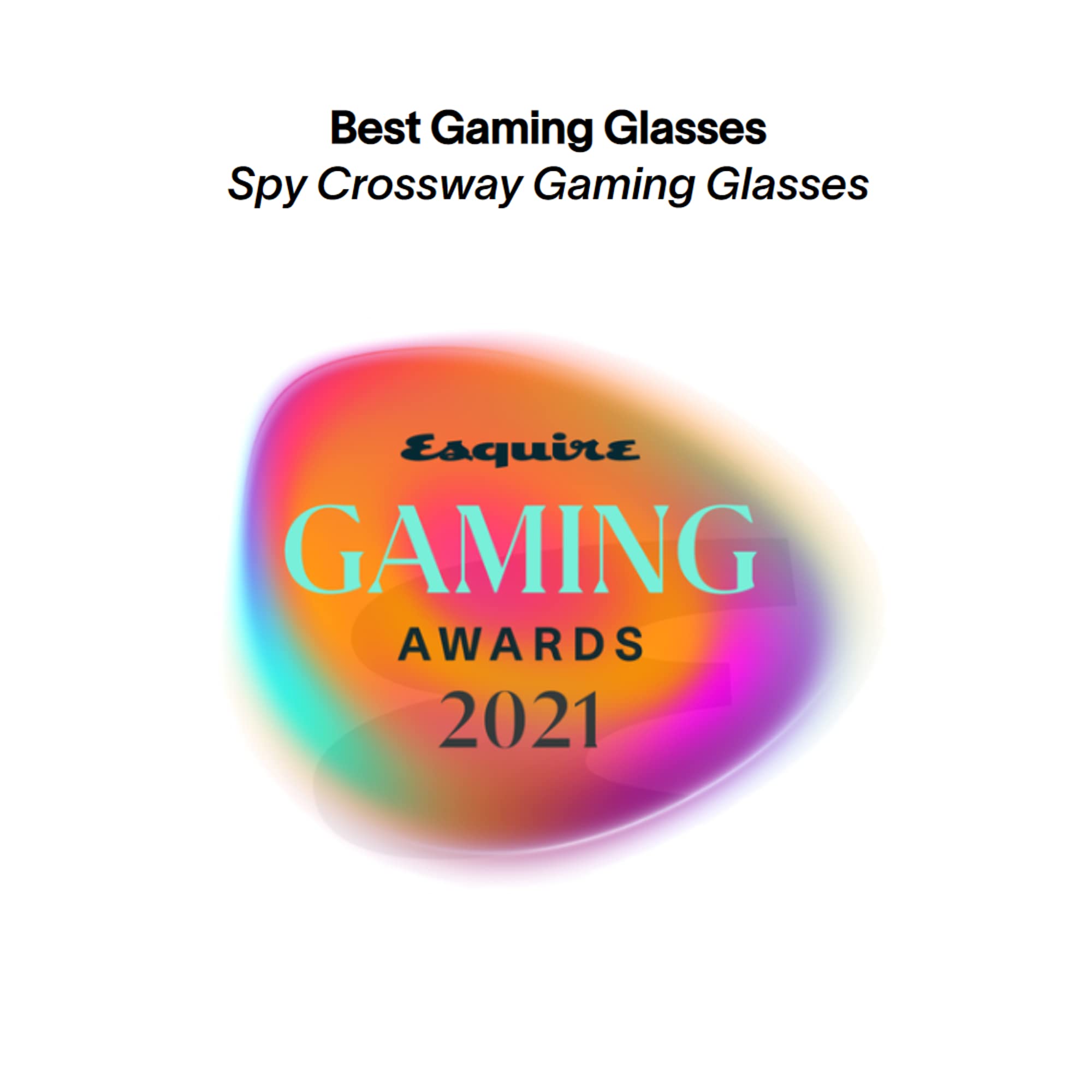 SPY OPTICS, Crossway Matte Black, Happy Gaming, Occhiali anti luce blu, Medium, Unisex Adulto