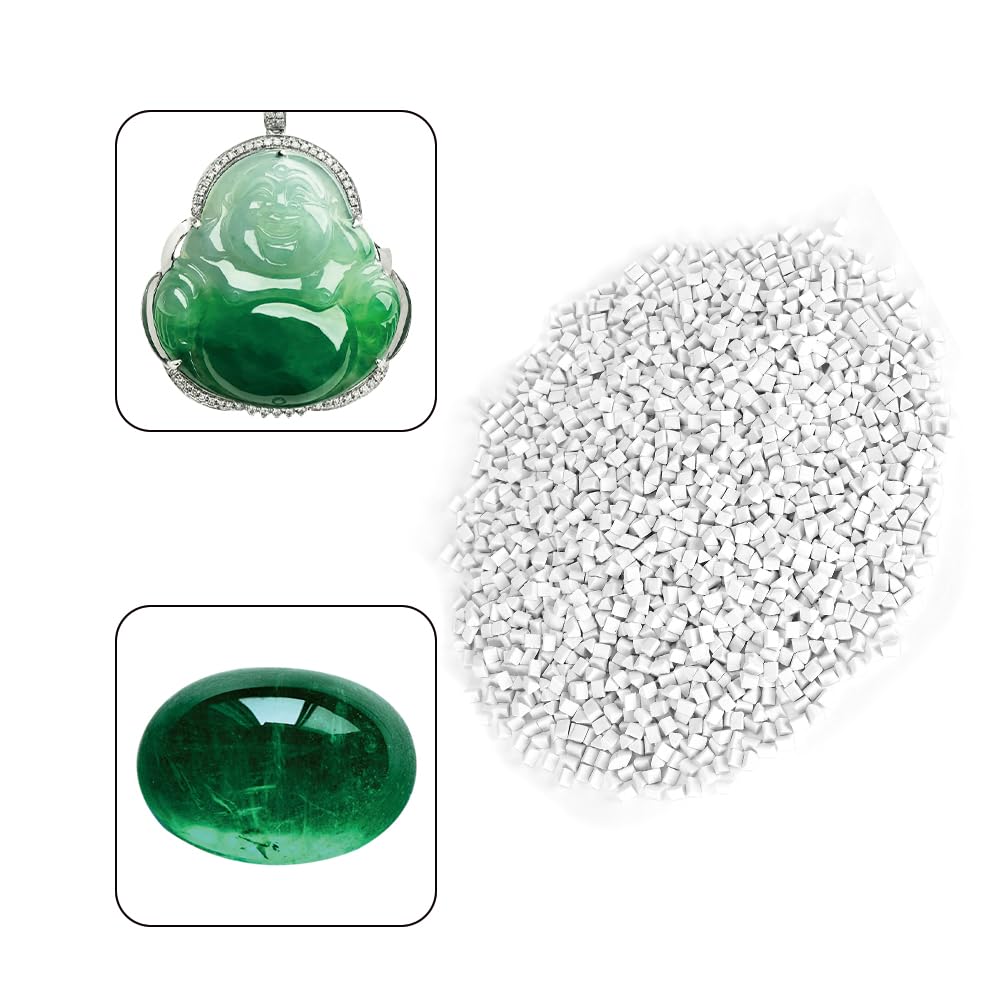 Materiale Abrasivo per Lucidatura di Gioielli, Ceramiche Abrasive Triangolari Accessorio E Lucidante Levigare Lucidare Giada Pellet Ceramici Abrasivi Compatibile Macchine Levigatura Vibrazione