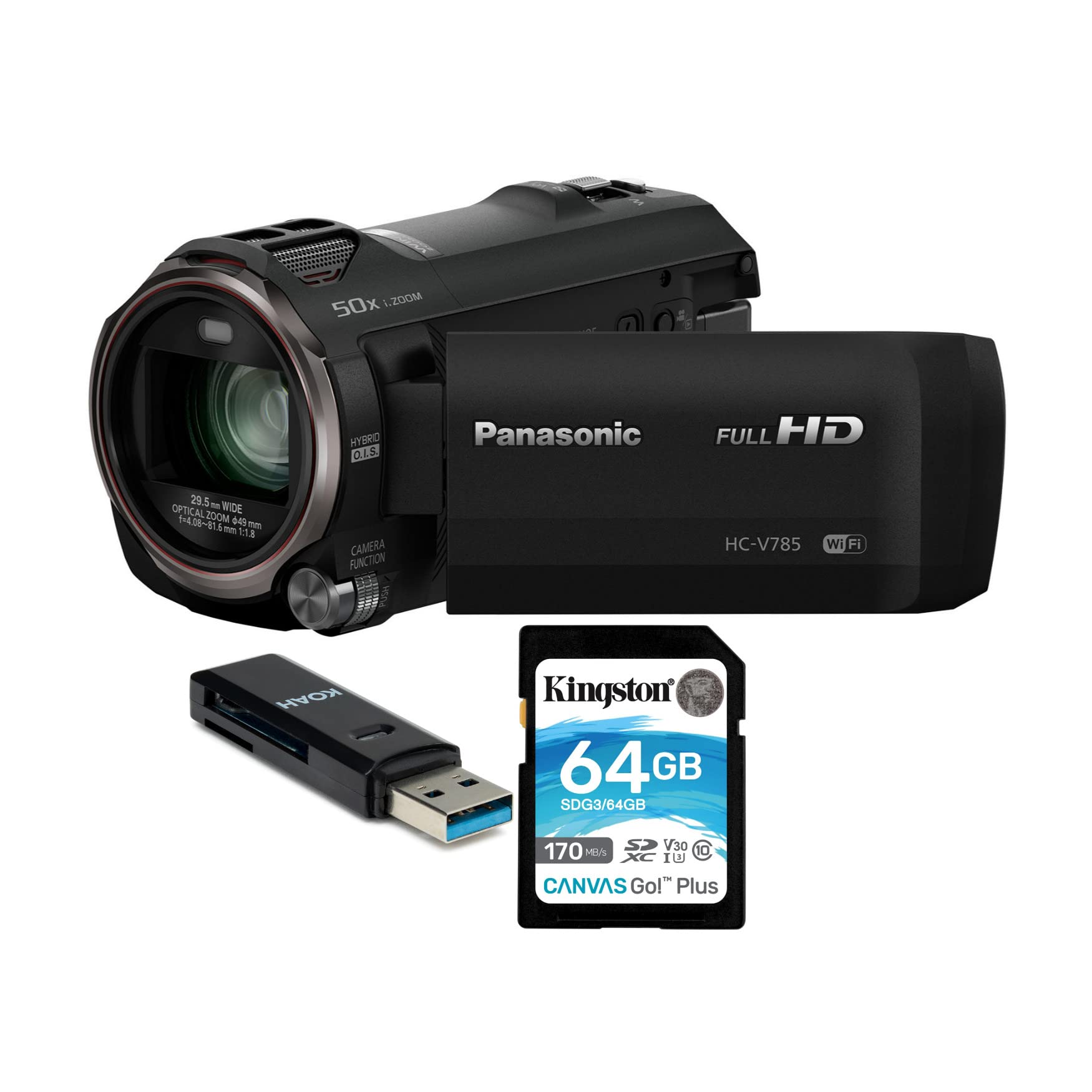 Amazon.com: Panasonic HC-V785K Full HD Video Camera Camcorder