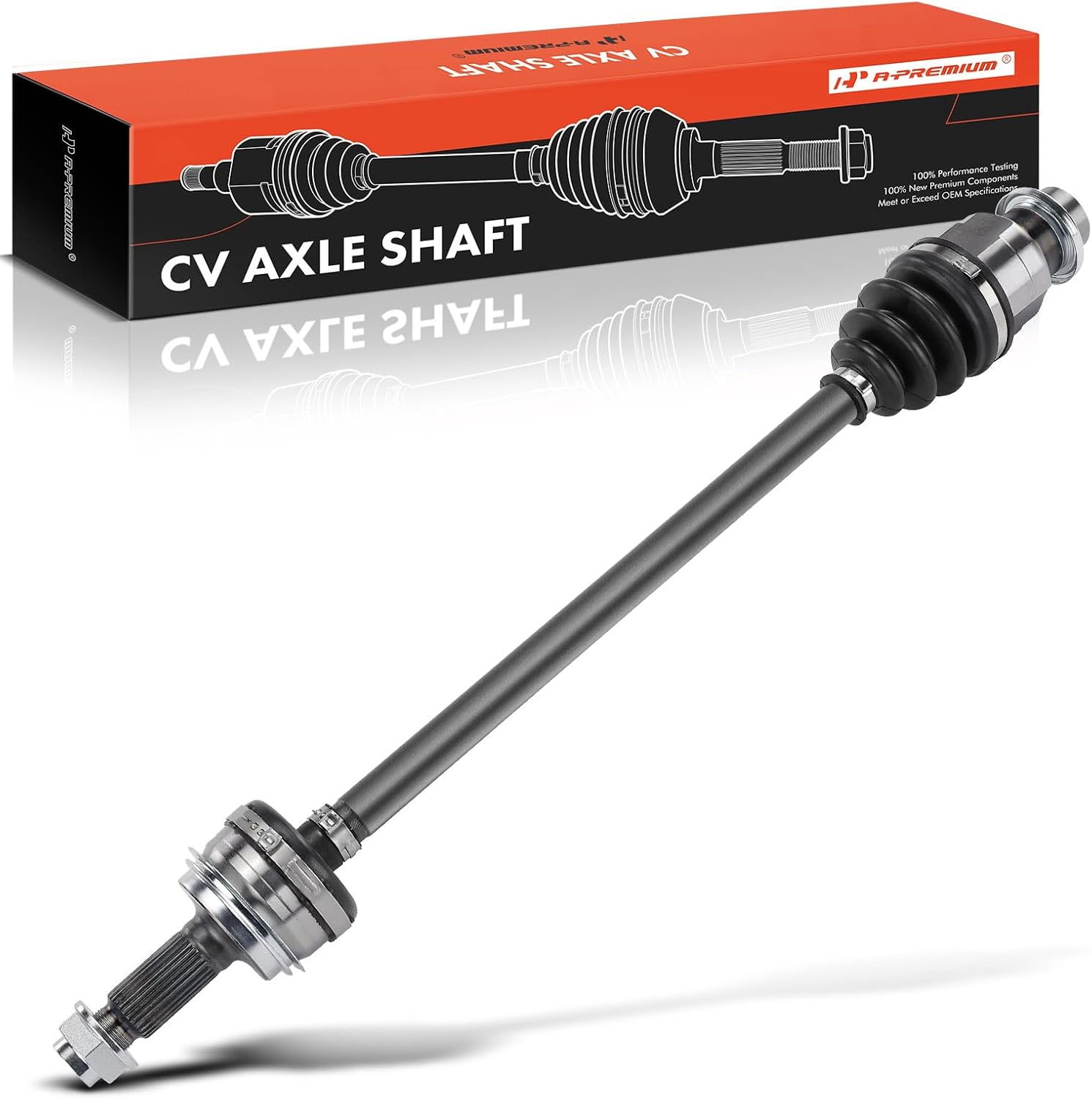 A-Premium CV Axle Shaft Assembly - Compatible with Acura MDX 2014 2015 3.5L - Rear Right Passenger Side, Replace# 42310TZ6A02, 44762172R Rear Passenger Side