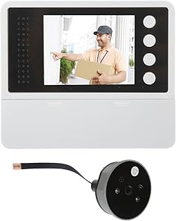 Door Viewer, Digital Peephole Camera, 135 Degree Wide Angle HD Night Vision Peephole Viewer for Apartment Front Door Entry Door, Smart Peephole Viewer