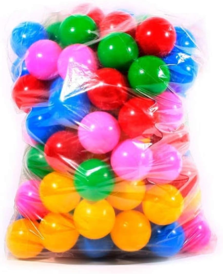 Brinquedo Infantil Pacote Bolinhas Coloridas Para Piscina De Bolinha / 50 Unidades