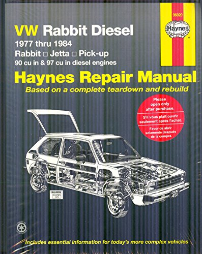 VW Rabbit Diesel 1977 thru 1984 (Haynes Manuals)