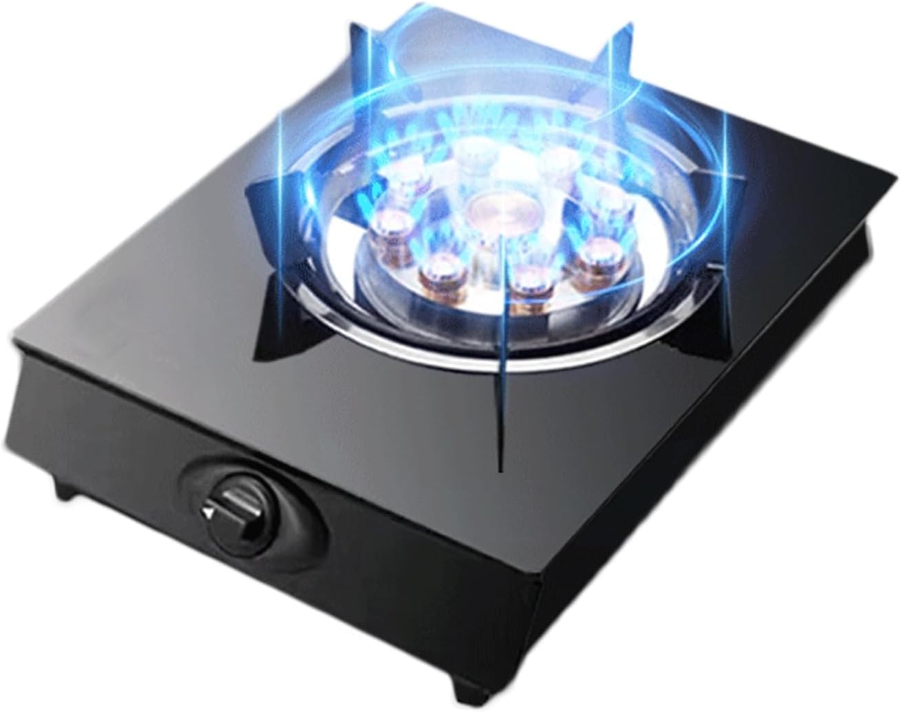 Estufa de Gas 1 Quemador 5.0KW con Vidrio Templado y Protección de Apagado