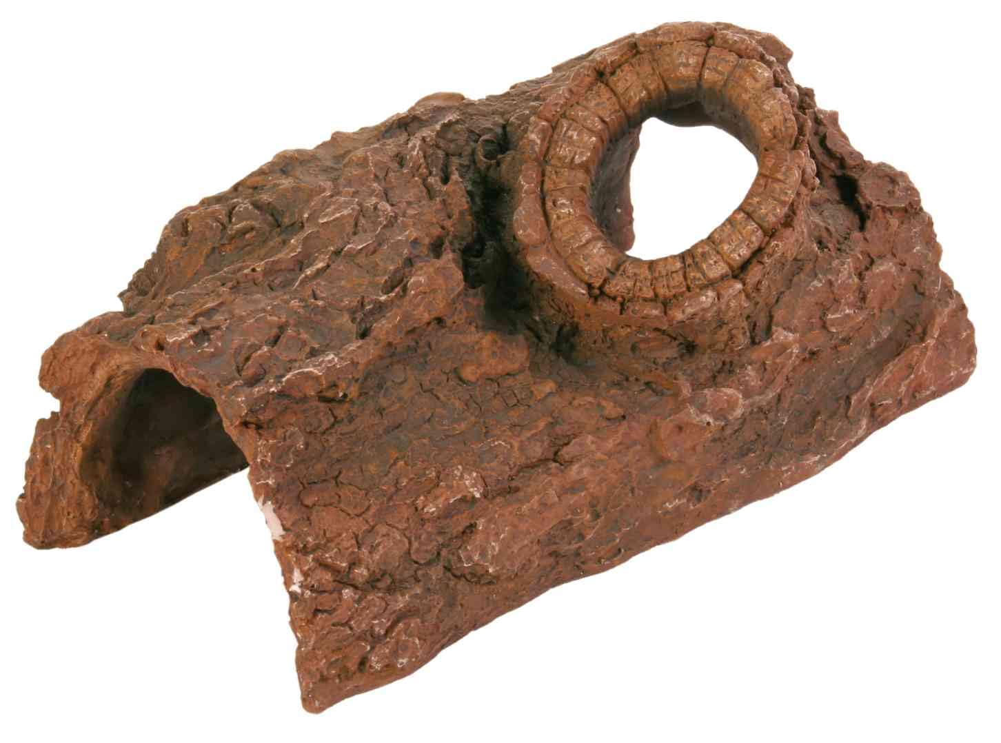 TRIXIE decorative tree trunk made of polyester resin - for terrariums - natural look - easy to clean - 19 cm - 8828