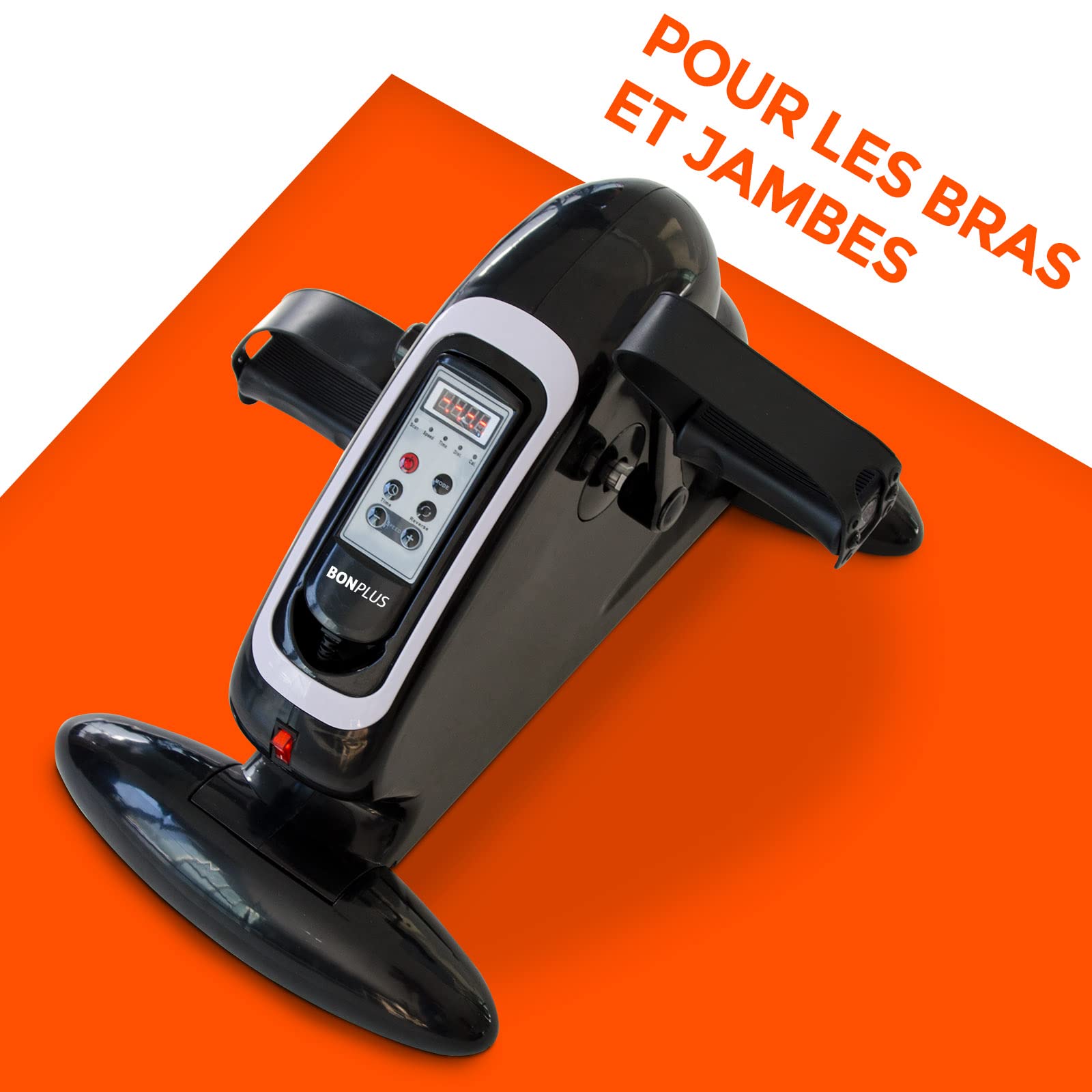Mini Vélo Électrique Pédalier 12 Niveaux de Vitesse Télécommande Bidirectionnel 5 Modes Réhabilitation