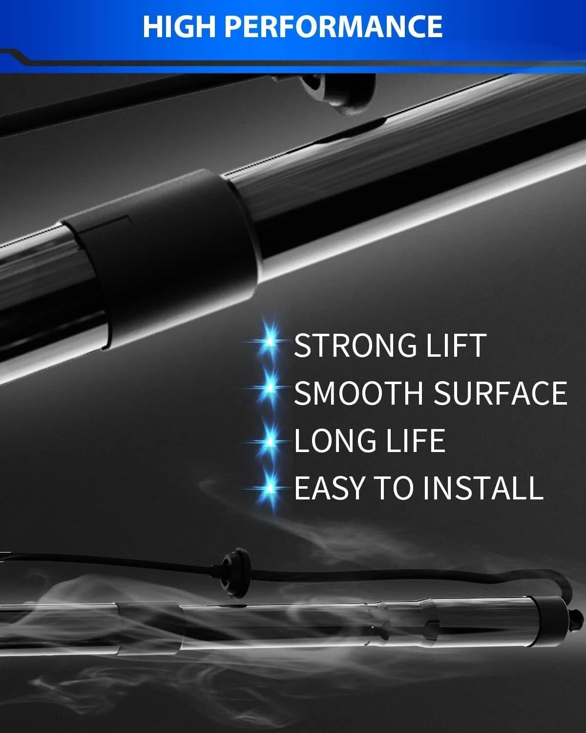 Columna Amortiguador 6891009010 68920-09010 689200901 Para Toyota Para RAV4 2.5L 2013-2015 2016 Parte Puerta Levadiza Eléctrica Soporte Elevación Maletero Puntales Eléctricos(Derecha)