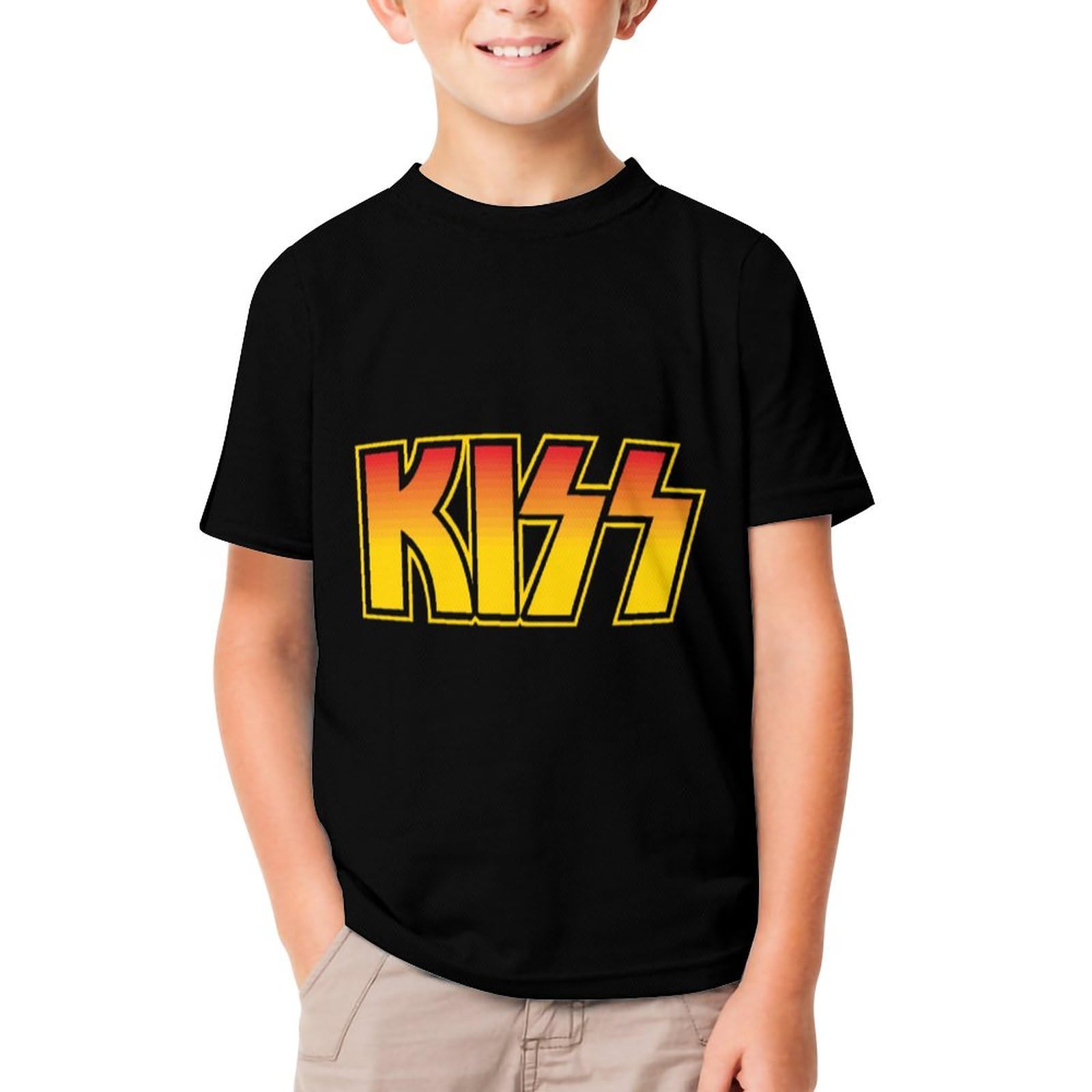 Amazon.co.jp: 子供 Tシャツ キッス KISS 半袖 キッズ服 ティーシャツ