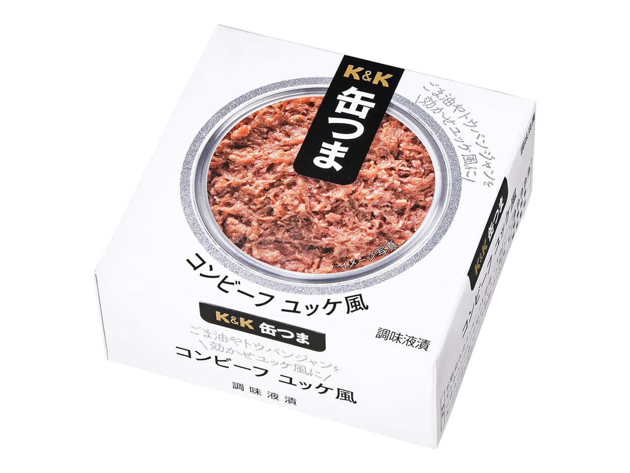 韓国　KANU  缶ケース　非売品　入手困難　2個セットコン・ユ Amazon.co.jp: K&K 缶つま コンビーフ ユッケ風 80g : 食品・飲料・お酒