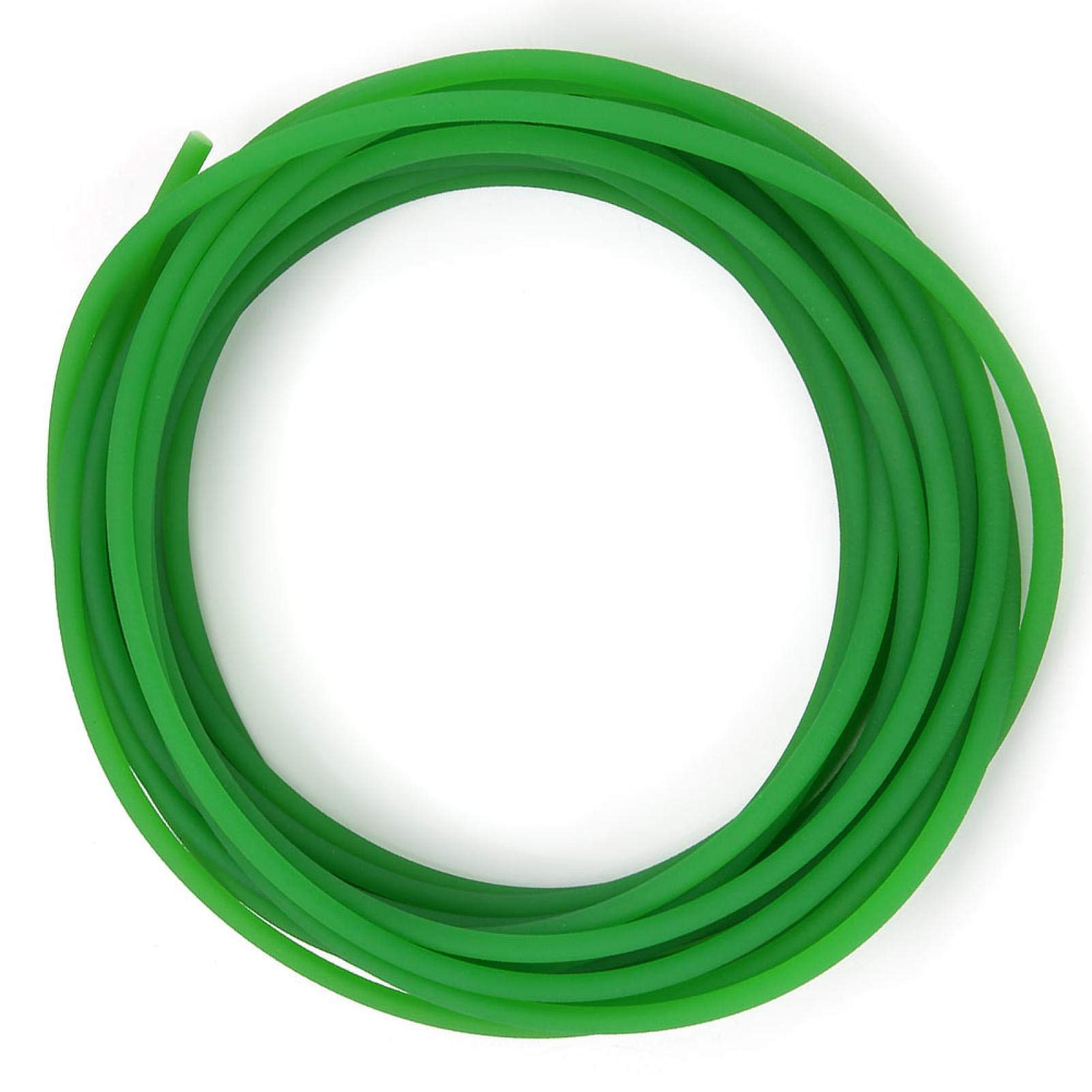 Ejoyous Correa Redonda de Poliuretano PU Verde 6mm 10m para Transmisión
