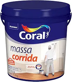 MASSA CORRIDA BRANCO 5,7KG - CORAL