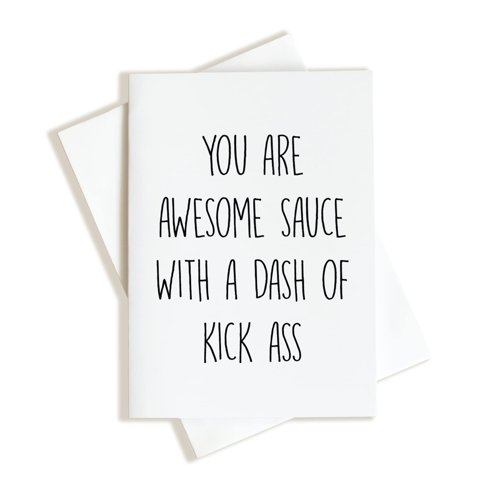 Amazon.com : Congratulations Card, Uplifting Card, Awesomesauce Card,  Coworker Card, Congrats Card, Well Done Card (5x7 inch Greeting Card on  Matte Cardstock with Envelope) : Office Products