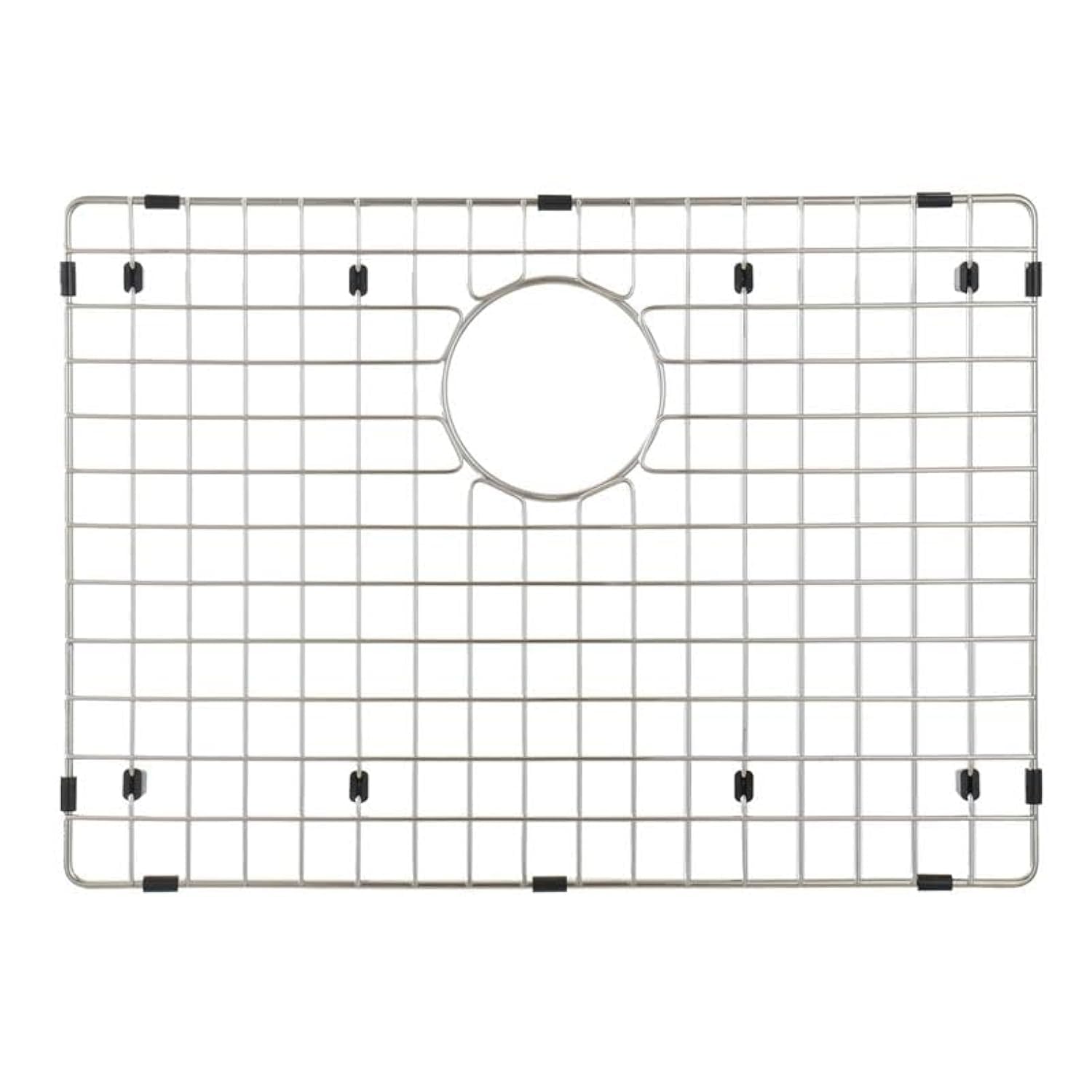 Starstar Matte Gold Or Matte Black Kitchen Sink Bottom Grid, Stainless Steel, 20" X 15"